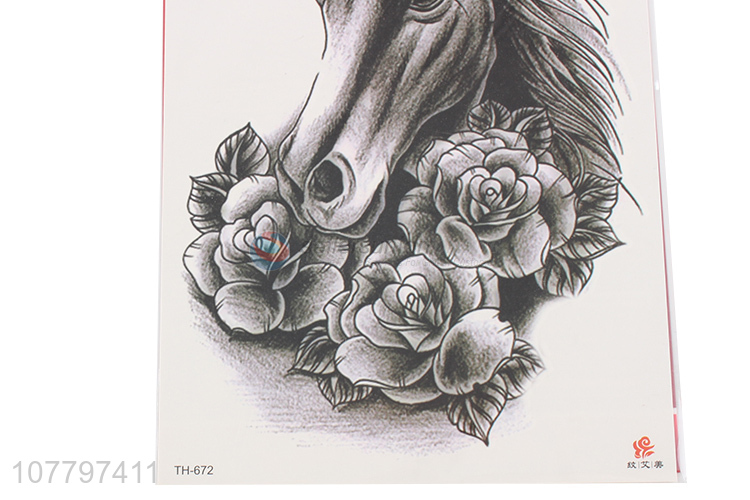 Factory price horse pattern tattoo stickers for body decoration