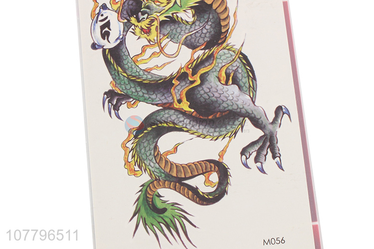 Fashion design body temporary dragon tattoo sticker for adult