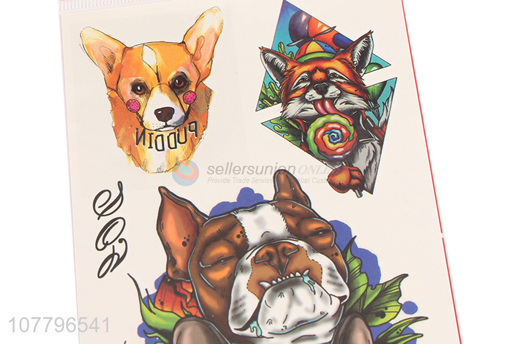 High quality temporary dog tatoo sticker with non toxic