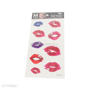 New style long lasting lip temporary tattoo sticker