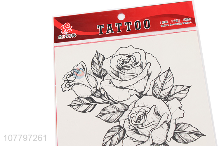 Best selling body decorative flower tattoo stickers