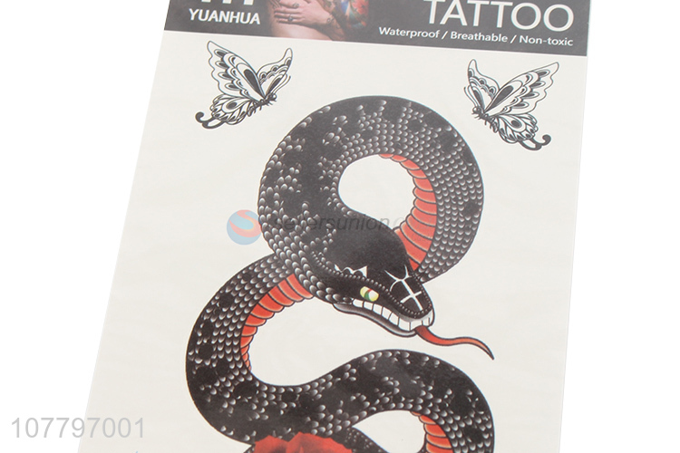 Eco-Friendly decorative body animal temporary tattoo stickers