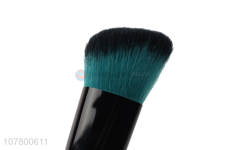 Factory wholesale custom logo wooden handle cosmetic shadow brush