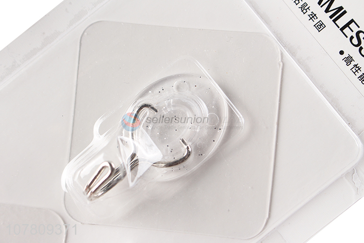 Unique Design Transparent Sticky Hook Fashion Seamless Hook