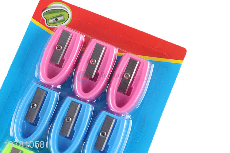 China factory single hole plastic pencil sharpener for school