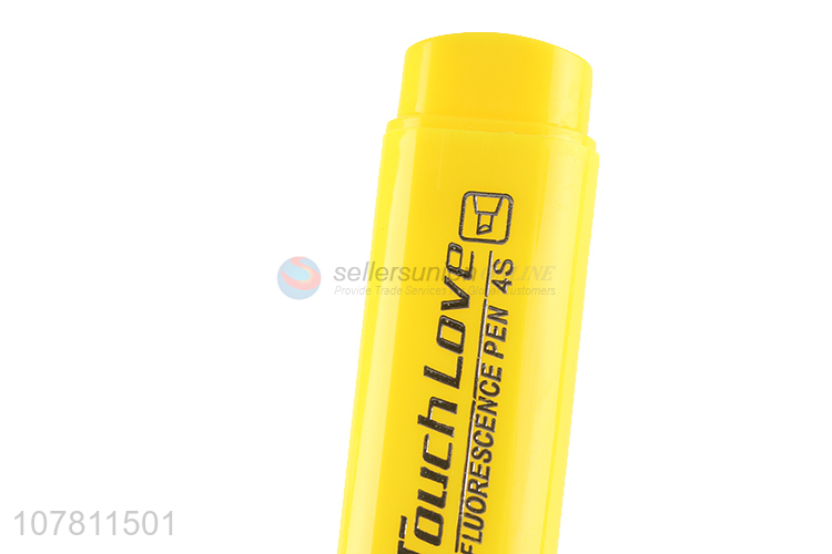 Promotional Yellow Highlighter Popular Marker Pen