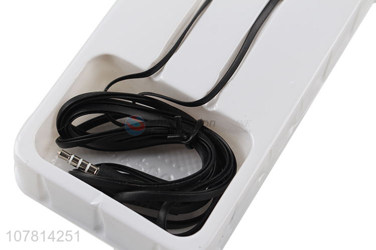 New arrival black in-ear comfortable mobile phone headset