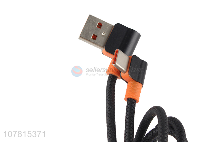 Creative nylon rope design TPC durable data cable