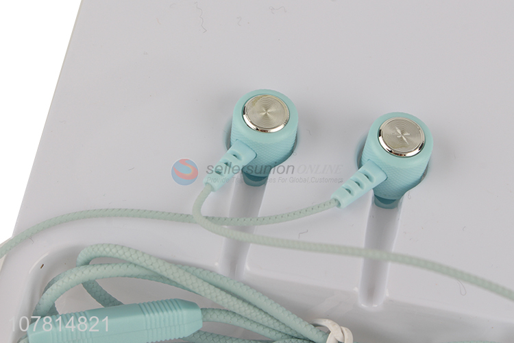 Fashion style metal multifunctional wired in-ear earphone earplugs