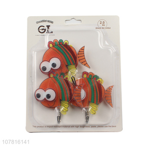 China Manufacture Cute Fish Shape Adhesive Hook For Sale