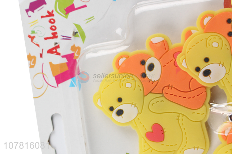 New Arrival Cute Bear Design Adhesive Hook Wall Hooks