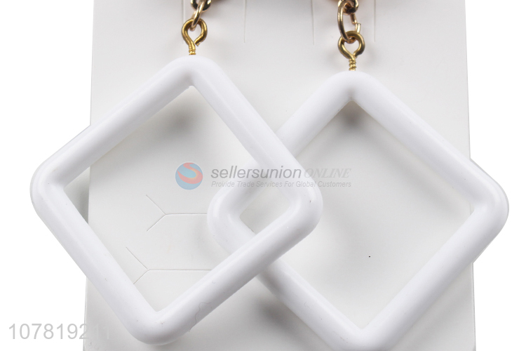 Wholesale chic geometric resin statement earrings dangle earrings