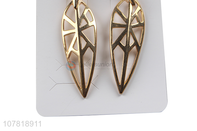 Hot sale creative geometric zinc alloy earrings statement earrings