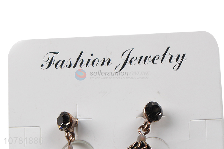 Fashionable bead ear studs drop earring statement earring for women