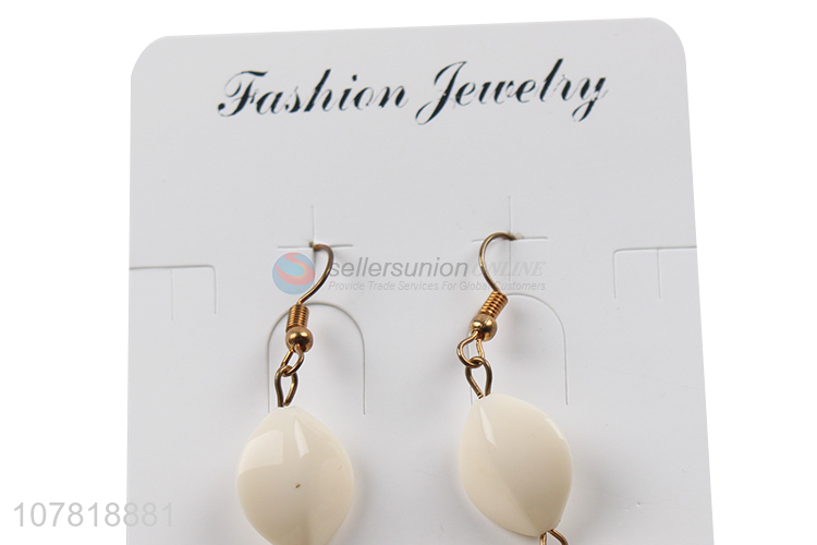 Popular product acrylic bead dangle earrings statement jewelry