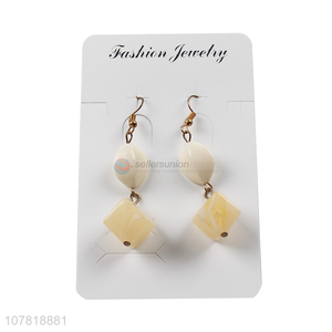 Popular product acrylic bead dangle earrings statement jewelry