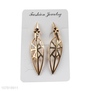 Hot sale creative geometric zinc alloy earrings statement earrings