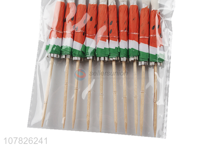 China factory 10PCS decorative food wooden stick