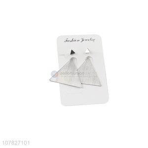 Good Sale Fashion Triangle Pendant Stud Earring For Women