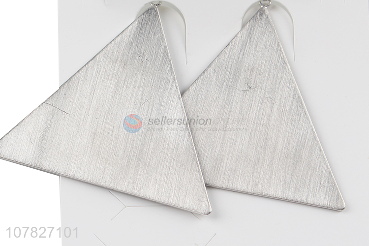 Good Sale Fashion Triangle Pendant Stud Earring For Women