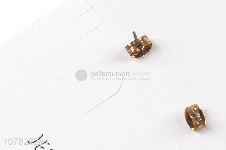 Wholesale Ladies Earring Geometric Pendants Stud Earrings