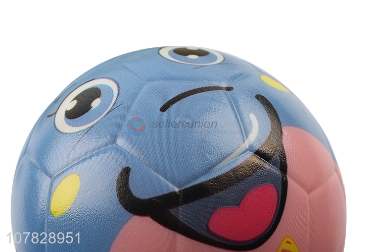 Cartoon Printing Pu Ball Funny Toy Ball For Kids