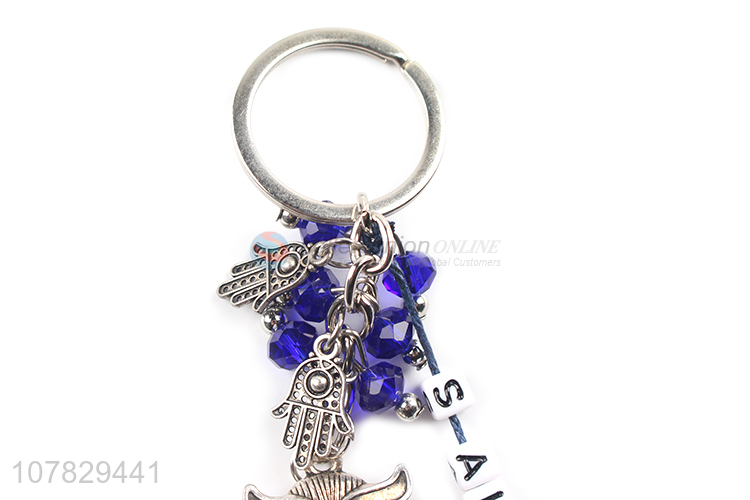 High quality metal key chain pendant crystal pendant