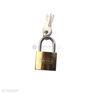 Good quality household waterproof theftproof iron padlock and keys