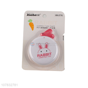 Creative style cartoon rabbit round student correction tape