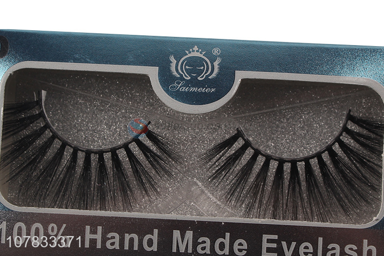 Wholesale 5D 100% handmade glitter false eyelashes faux eyelashes