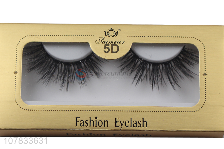 China manufacturer 5D faux eyelashes false winged mink eyelashes