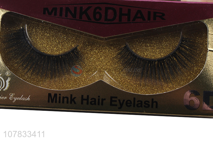 China factory 6D silk eyelashes synthetical lashes mink eyelashes