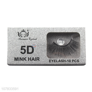 Latest product 5D false mink eyelashes long glitter silk eyelashes