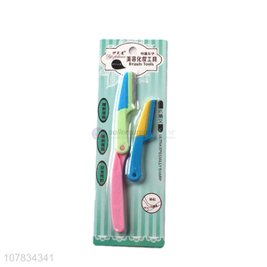 Fashion Design Colorful Foldable Eyebrow Razor