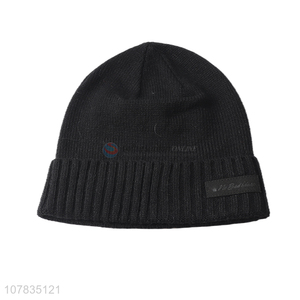 Best selling men winter beanie hat wholesale knitting sport cap