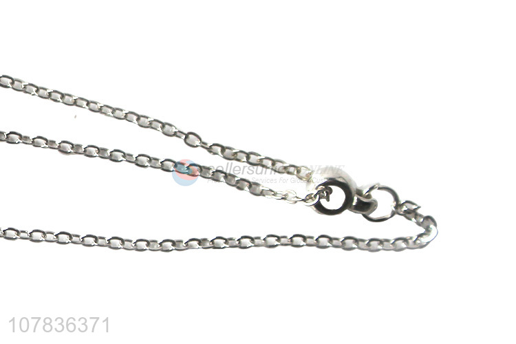 Latest product stainless steel silver necklace for sale