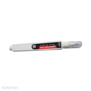 China wholesale white correction fluid pen for stationery