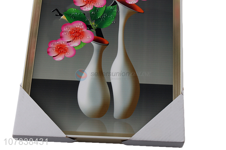 New product rose flower paintings for western restaurant decoration