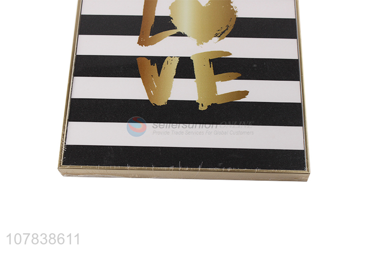 Online wholesale wall art letter painting for vestibule decoration