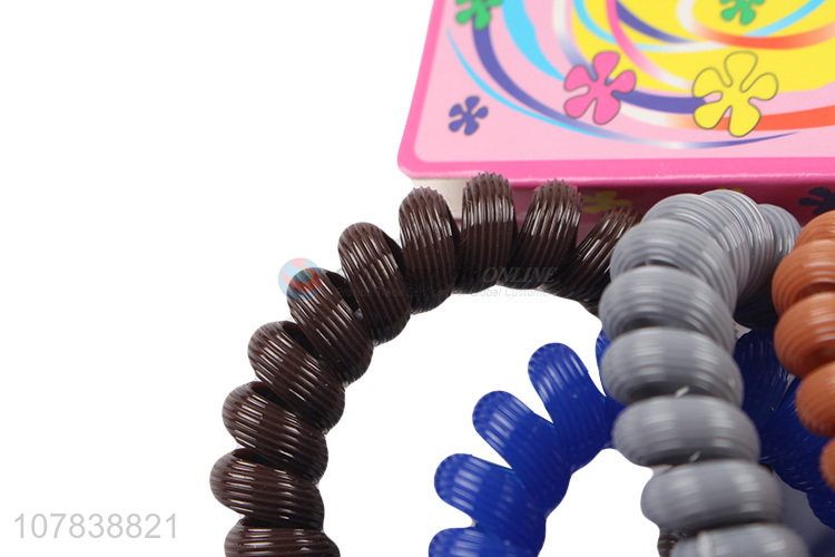 Factory Wholesale Coil Shape Hair Ring Hair Band