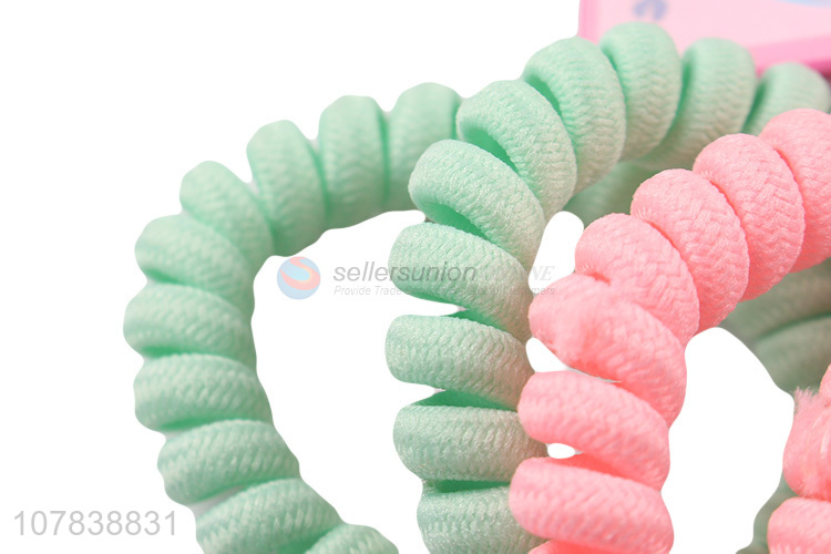 Best Price Colorful Coil Hair Tie Fashion Hair Ring