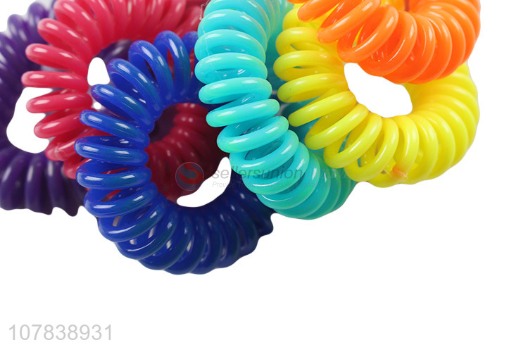 Latest Colorful Coil Hair Ties Fashion Hair Ring Hair Band