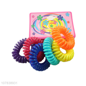 Latest Colorful Coil Hair Ties Fashion Hair Ring Hair Band