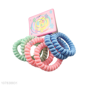 Best Price Colorful Coil Hair Tie Fashion Hair Ring