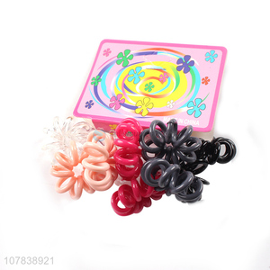 Popular Telephone Coil Hair Ties Hair Ring Wholesale