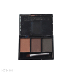 China Factory Pressed Long Lasting 3 Colour Eye Brow Powder