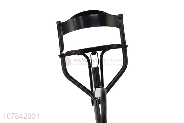 Hot sale all black stainless steel eyelash curler makeup supplies