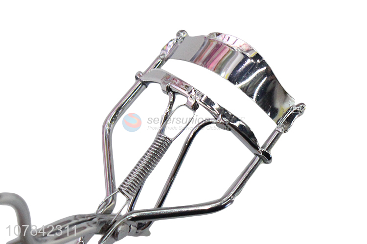 High quality silver stainless steel eyelash curler for ladies