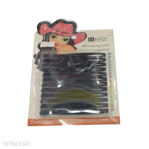 Hot selling black eyebrow tweezers eyelash extension applicator