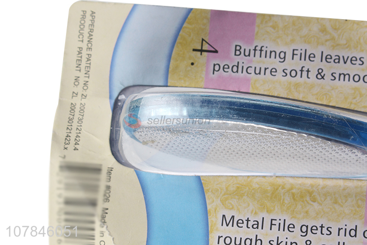 Factory direct plastic peeling four-in-one foot file